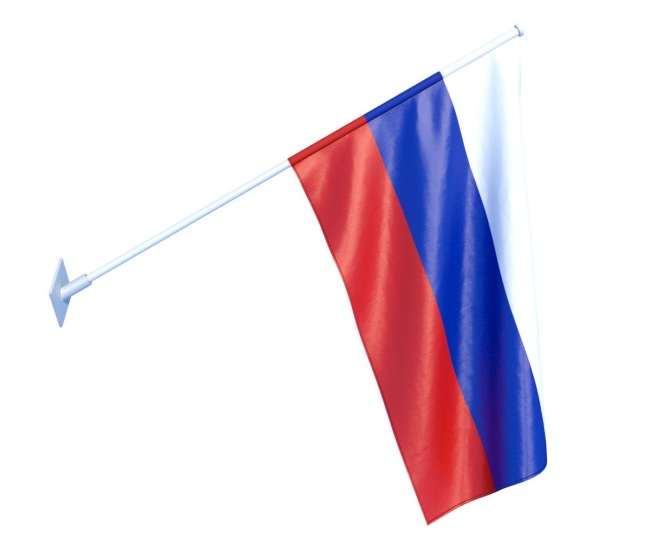 Флаг РФ школьный для флагштока