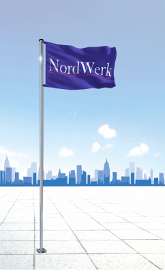 Мачты стальные для флагов NordWerk